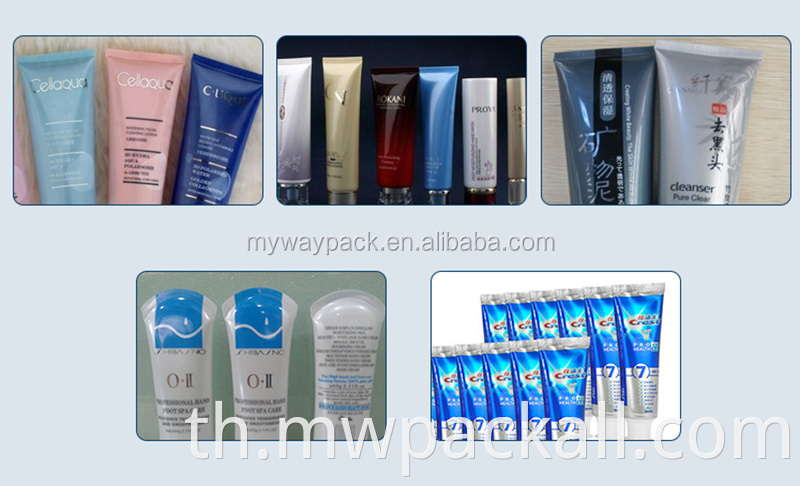 กึ่งอัตโนมัติพร้อมวันที่นูน BB Cream Tube Sealing Machine สำหรับหลอดพลาสติก